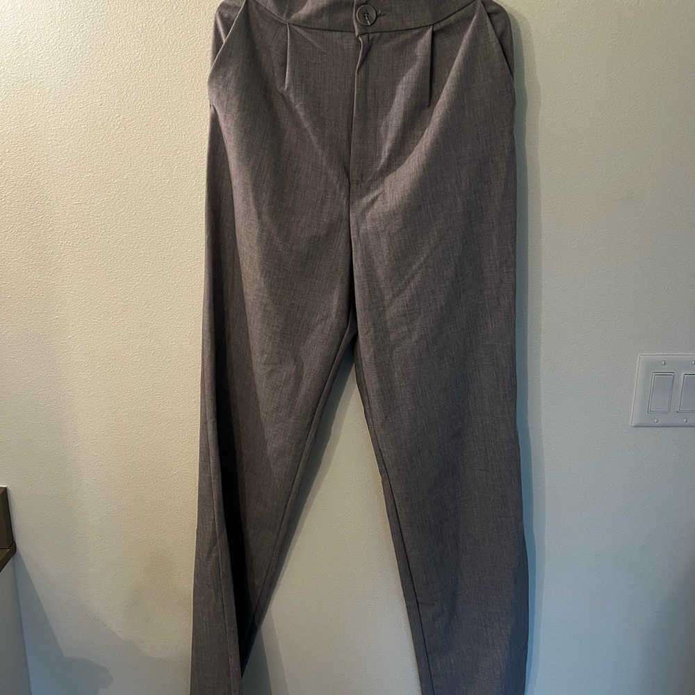 ASOS gray trousers